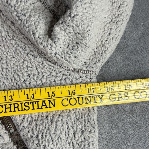 Kuhl Flight Jacket Womens XS Ivory Sherpa Fleece Hooded Full Zip Thumbholes - Picture 11 of 15